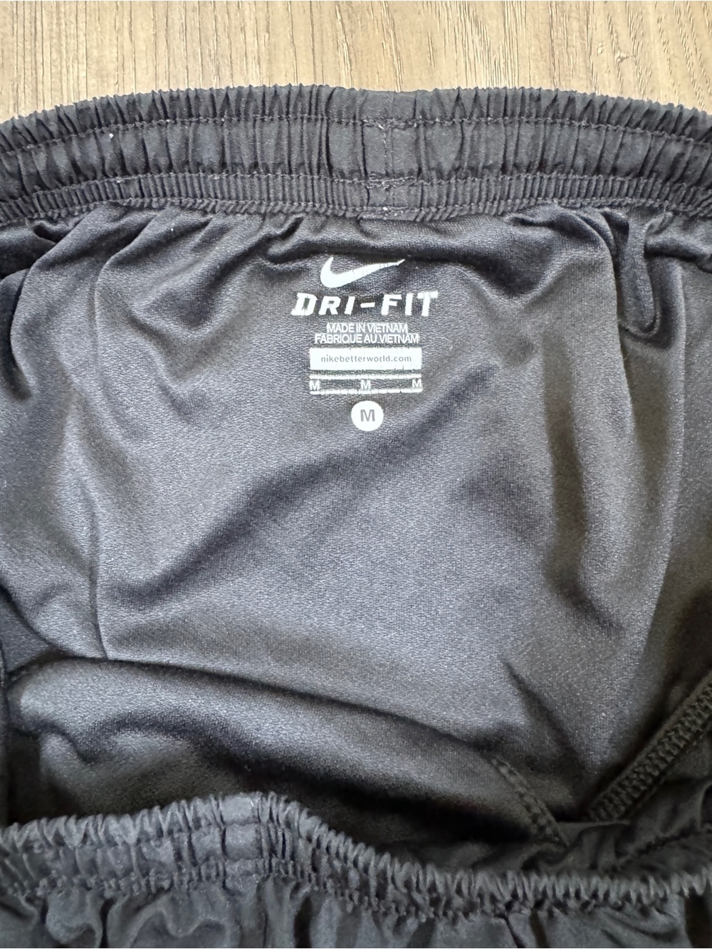 Vintage Nike Dri-FIT Tempo Shorts Black Multicolor Trim M - Picture 6 of 9